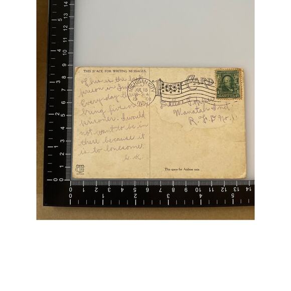 Antique 1908 Ephemera Postcard Indiana State Prison Michigan City IN Litho Print - Picture 5 of 9